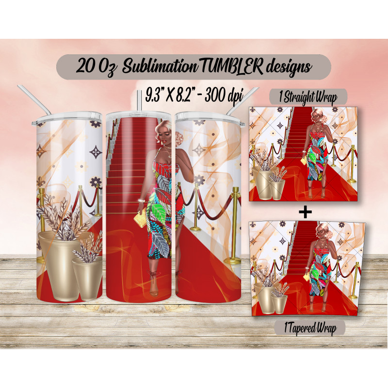 36oz Bottle Tumbler Template Full Wrap Sublimation